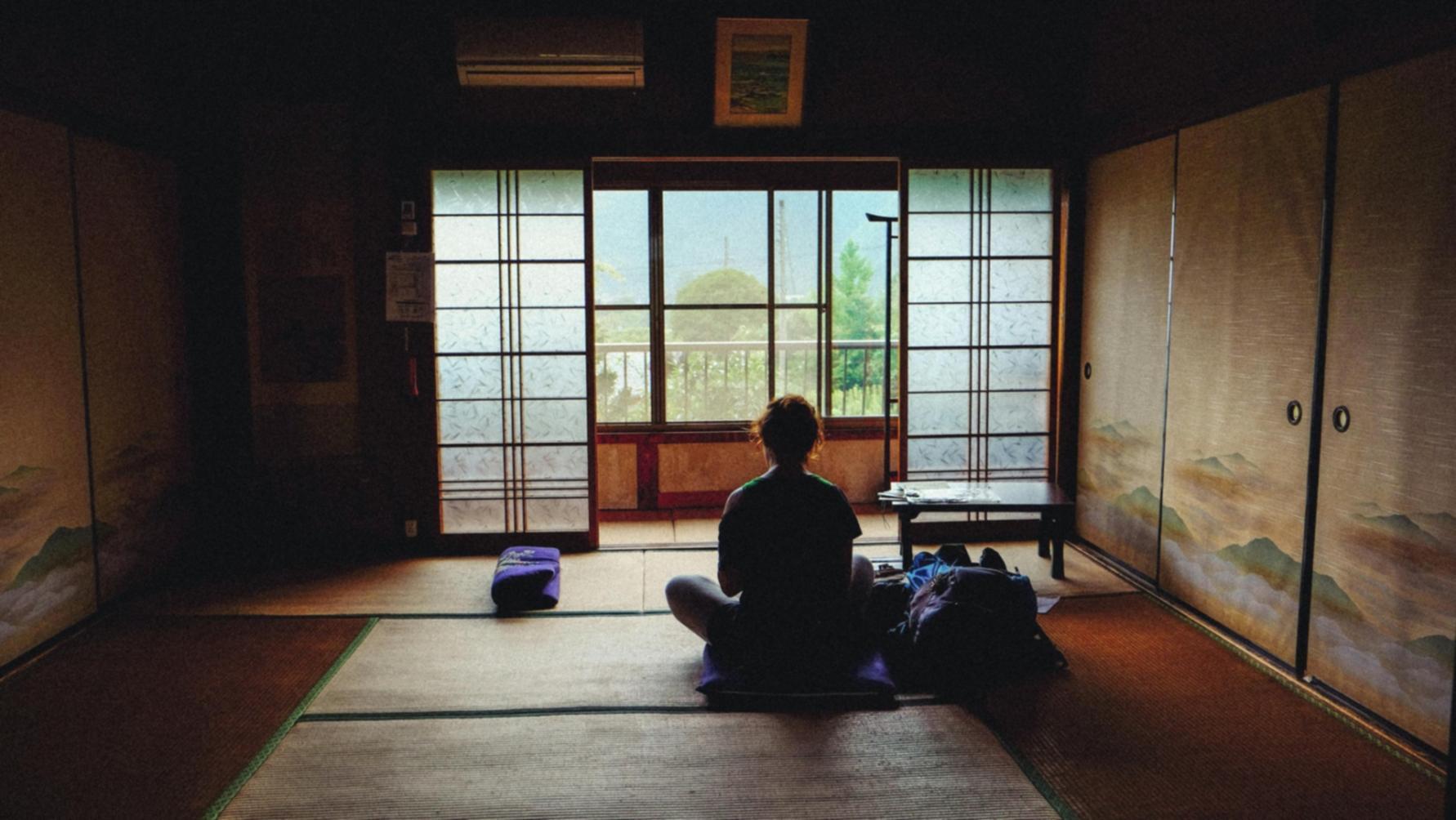 Gruppo di meditazione in sessione